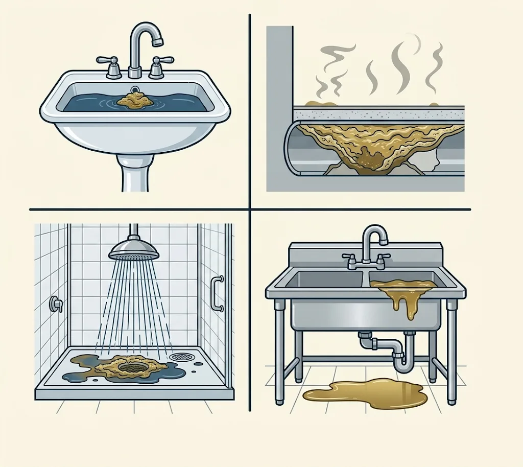 Drainage Problems Illustration