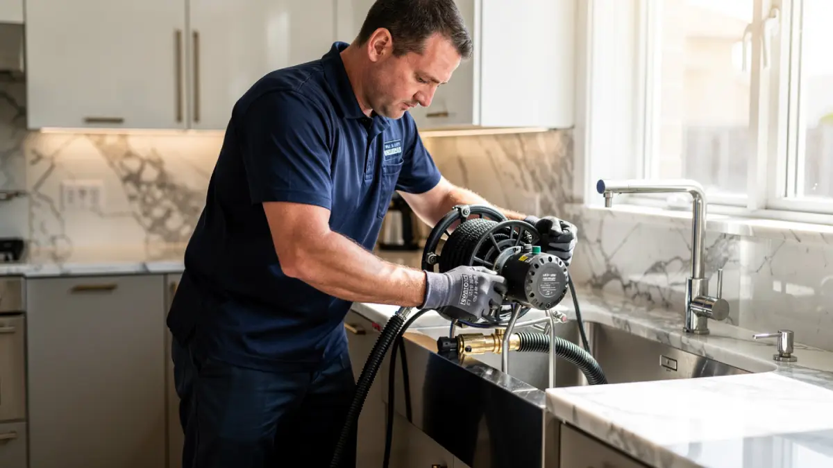 Drain cleaning service
