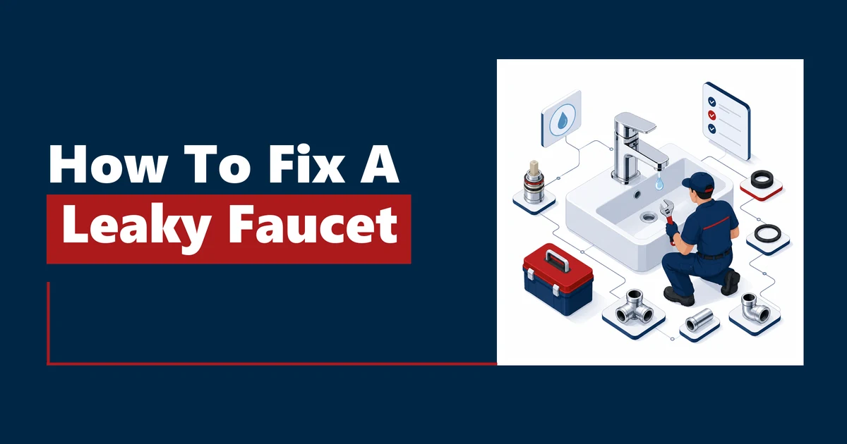 How to fix a leaky faucet - step by step guide for all 4 faucet types by Pro Plumbers Tyler