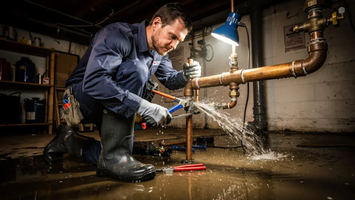 Leak detection and pipe repair in Tyler TX