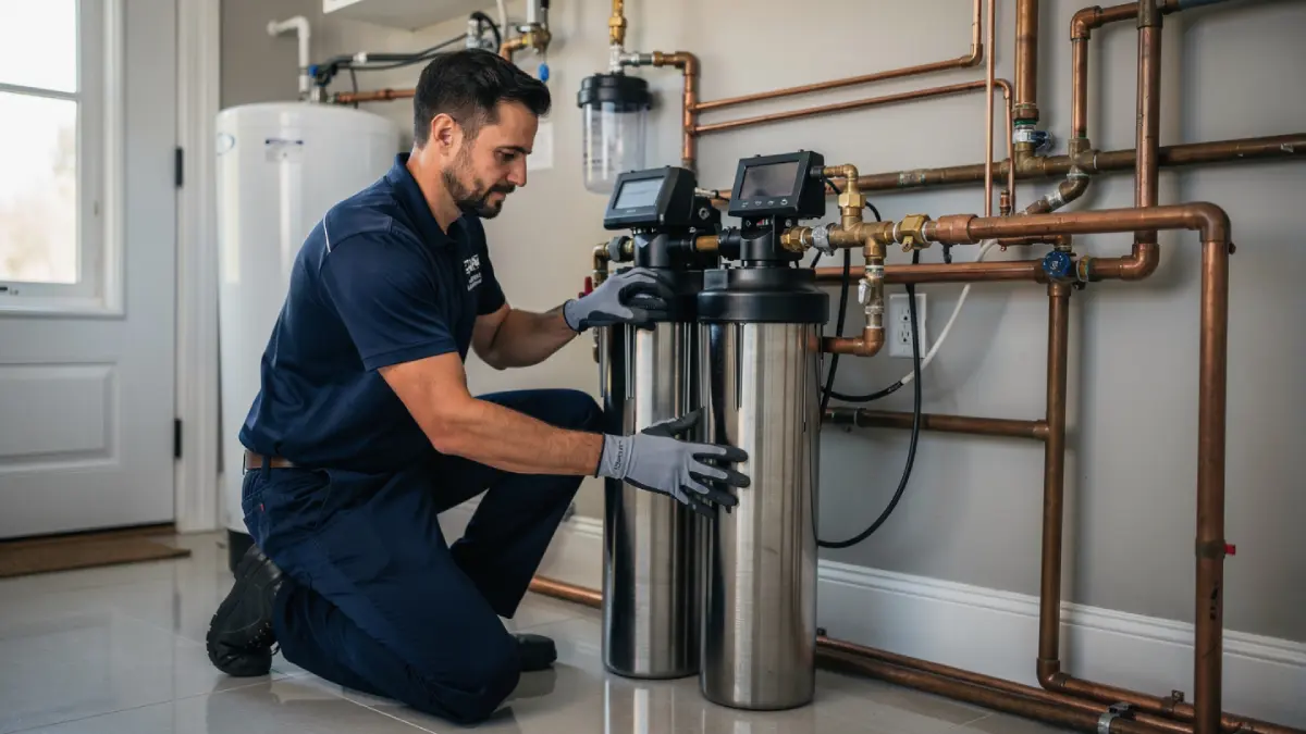 Water softener installation service near me Tyler TX